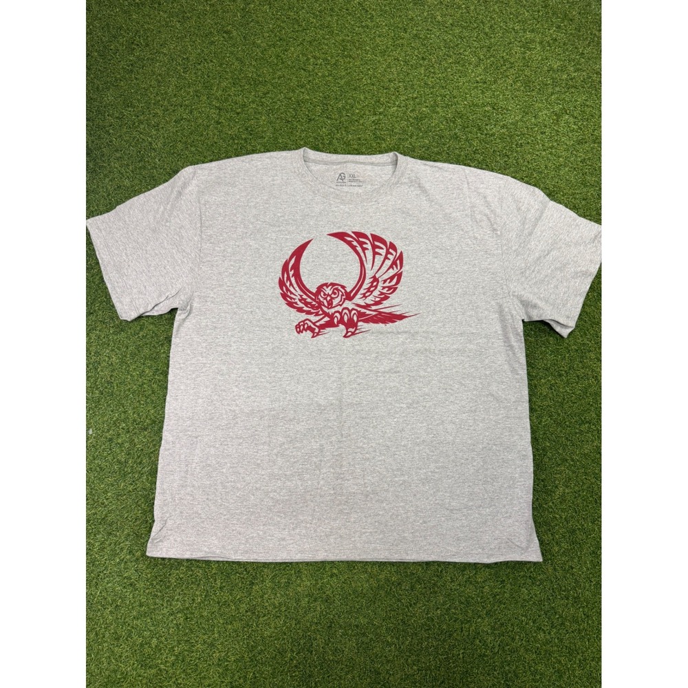 Alta Gracia Temple University Owls T-Shirt XXL Gray Maroon Graphic Tee‎ Mens XXL